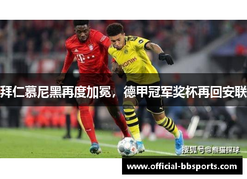 拜仁慕尼黑再度加冕，德甲冠军奖杯再回安联